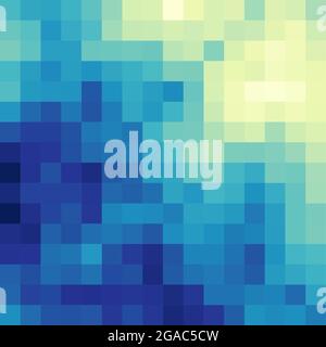 Abstract Geometrical generative computational art illustration Stock Vector