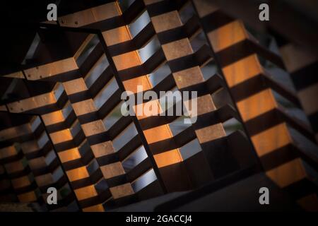 Abstract geometric colors Stock Photo