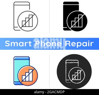 No signal icon Stock Vector