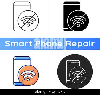 Internet connection issues icon Stock Vector