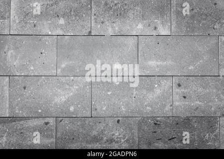 Light gray, white bricks on the wall decoration for background. High quality photo Stock Photo