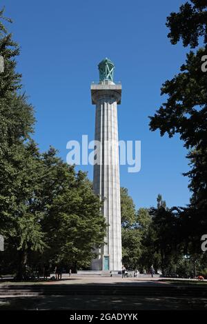 Prison Ship Martyrs Monument in Fort Greene Park, Brooklyn, New York. Stock Photo