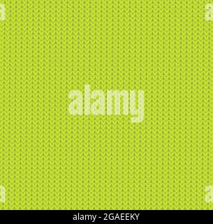 knitted background yellow pattern surface solid color Stock Vector