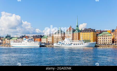 panoramic view of the downtown of the city of stockholm Stock Photo - Alamy