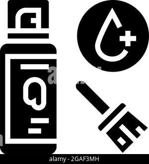 clear coating line icon vector illustration Stock Vector Image & Art ...