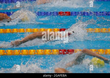 Tokyo, Kanto, Japan. 30th July, 2021. Siobahn Bernadette Haughey (HKG) in the women's 100m freestyle final during the Tokyo 2020 Olympic Summer Games at Tokyo Aquatics Centre. (Credit Image: © David McIntyre/ZUMA Press Wire) Stock Photo