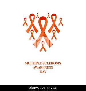 Multiple sclerosis, conceptual illustration Stock Photo