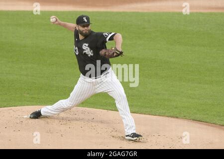 Chicago, USA. 30th July, 2021. Chicago White Sox starting pitcher