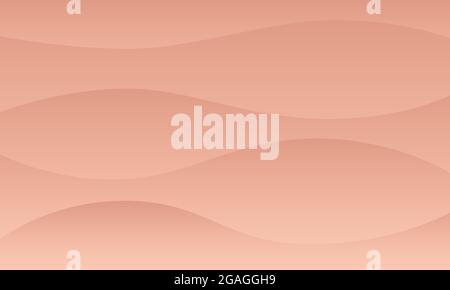 Vector of pink background made of wave pattern with gradient. The background is blank with copy space for text or images. Great for backdrops, posters Stock Vector