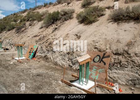 Sherwin Grade This section of highway along Sherwin Grade in Mono County, CA, USA is ...
