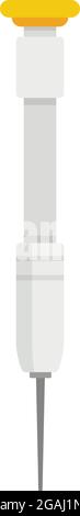 Small phone screwdriver icon. Flat illustration of small phone screwdriver vector icon isolated on white background Stock Vector