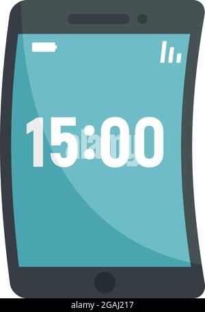 Foldable device icon. Flat illustration of foldable device vector icon isolated on white background Stock Vector