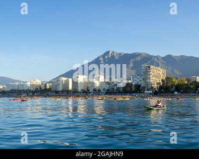 Recreational fishing in a sea kayak for West coast rock lobster (Jasus  lalandii). Hoop trap with lobsters being pulled into the boat, Kommetjie, Western  Cape, South Africa Stock Photo - Alamy