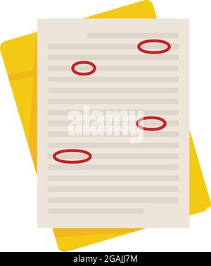 Creative edit icon. Flat illustration of creative edit vector icon isolated on white background Stock Vector