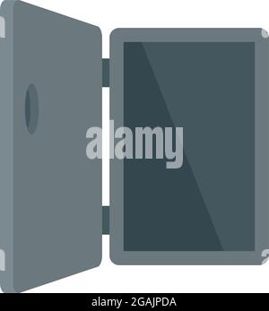 Strategy door icon. Flat illustration of strategy door vector icon isolated on white background Stock Vector
