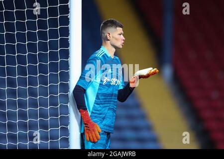 BLACKBURN, UK. JULY 28TH during the Pre-season Friendly match between Blackburn Rovers and Leeds United at Ewood Park, Blackburn on Wednesday 28th July 2021. (Credit: Pat Scaasi | MI News) Credit: MI News & Sport /Alamy Live News Stock Photo