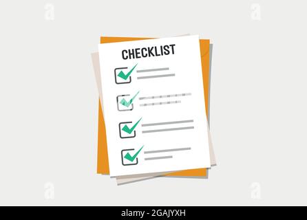 Checklist, complete tasks, to-do list, exam concepts. Premium quality ...