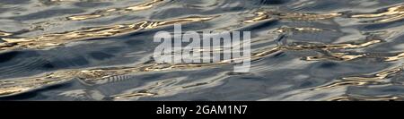 Panoramic Water Reflection Background Stock Photo