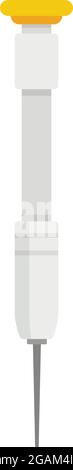 Small phone screwdriver icon. Flat illustration of small phone screwdriver vector icon isolated on white background Stock Vector