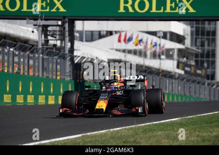 Budapest, Ungarn. 31st July, 2021. July 31, 2021, Hungaroring, Budapest, Formula 1 Grand Prix Grand Prix of Hungary 2021, in the picture Sergio Perez (MEX # 11), Red Bull Racing Honda Credit: dpa/Alamy Live News Stock Photo