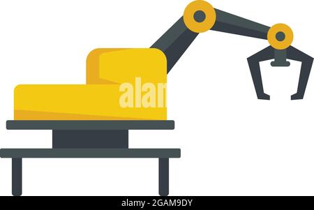 Agritech machine icon. Flat illustration of agritech machine vector icon isolated on white background Stock Vector