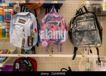 Target backpacks on sale in store