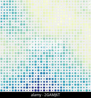 Abstract Geometrical color pixel generative art illustration Stock Vector