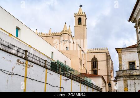 The Church of St. Francis in Evora, Portugal Stock Photo