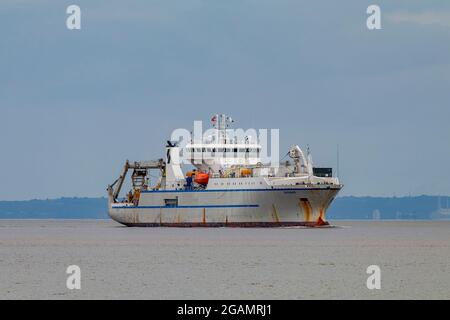 Responder heading into Avonmouth Stock Photo