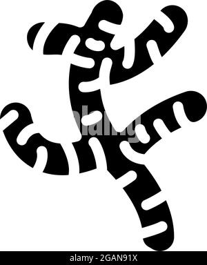 ginger root glyph icon vector illustration Stock Vector