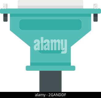 Universal adapter icon. Flat illustration of universal adapter vector icon isolated on white background Stock Vector