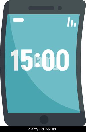 Foldable device icon. Flat illustration of foldable device vector icon isolated on white background Stock Vector