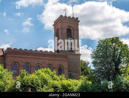 St. Johns Church in the village of Wolverley near Kidderminster, Worcestershire. Stock Photo