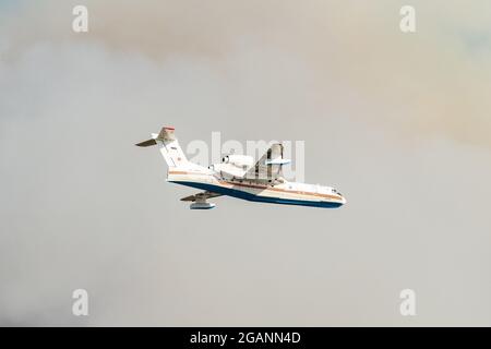 Ruský obojživelný vodní bombardér Berijev Be-200 Altair