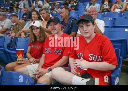 St. Petersburg, FL. USA; Tampa Bay Rays fans celebrating Pride Night at the  ball park during a major league baseball game against the Chicago White S  Stock Photo - Alamy