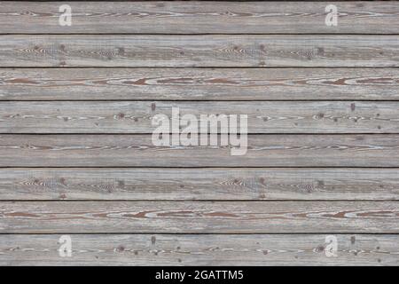 Seamless texture of old beautiful wooden floor consisting of boards, view from above. 4 fragments in one. Stock Photo