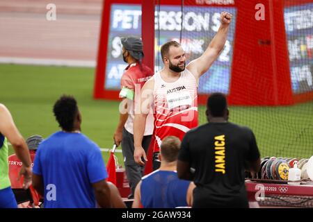 Lukas WEISSHAIDINGER (AUT) Bronze Medal during the Olympic Games Tokyo 2020, Athletics Men's Discus Throw Final on July 31, 2021 at Olympic Stadium in Tokyo, Japan - Photo Photo Kishimoto / DPPI Stock Photo