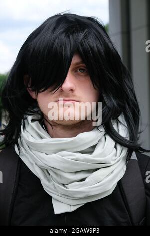 Hammersmith, London, UK. 1st Aug 2021. Fans of anime, gaming and comics attend the London Anime & Gaming Con in Hammersmith. Credit: Matthew Chattle/Alamy Live News Stock Photo