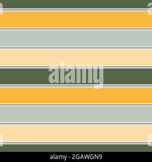 Seamless Stripes Pattern. Retro Geometric Lines Ornament. Abstract vector illustration for background, wallpaper, wrapping paper, textile and fabric design, home decor Stock Vector