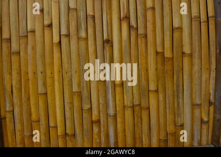 Woven bamboo background Stock Photo