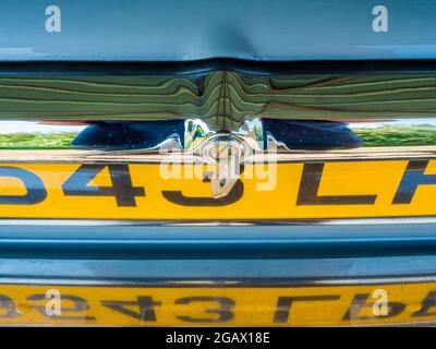 Jaguar car key fobs inside an open Faraday storage box Stock Photo - Alamy