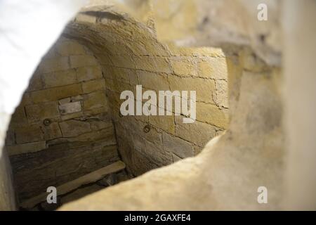Crete Prison Old dungeons and prison of the town of Cretes, Matarranya, Aragon ...