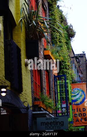 Colourful buildings in London Stock Photo