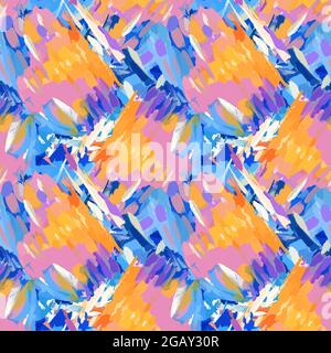 abstract pattern, sunset clouds painted with paint Stock Vector