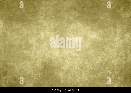 Distressed golden venetian plaster wall grunge background or texture Stock Photo
