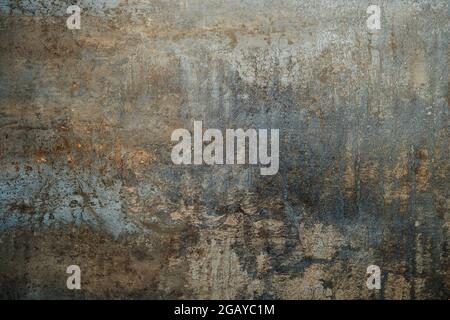 Worn out rusted metal texture grunge background Stock Photo