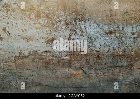 Worn out rusted metal texture grunge background Stock Photo