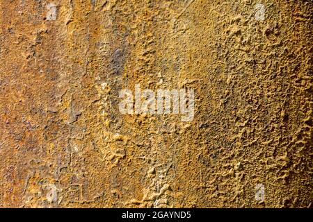 Background from a rusty iron sheet. Stock Photo