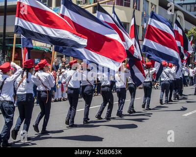 Who did Costa Rica gain independence from?