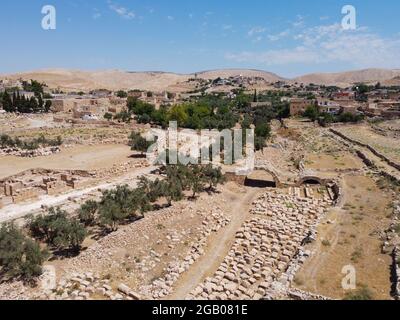 Ruins of Dara Ancient city, East Roman fortress city in northern Mesopotamia Stock Photo